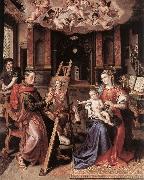 VOS, Marten de St Luke Painting the Virgin Mary awr oil painting
